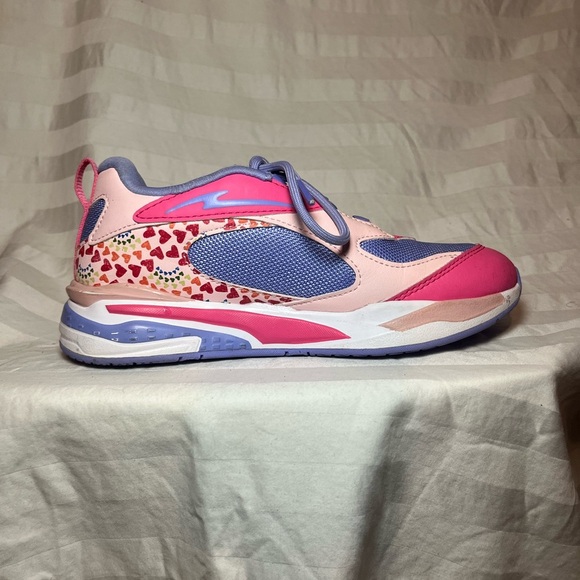 Puma Kids Sneakers in Pink and Purple - Picture 7 of 9